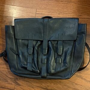 3.1 Phillip Lim Black Leather Messenger Bag